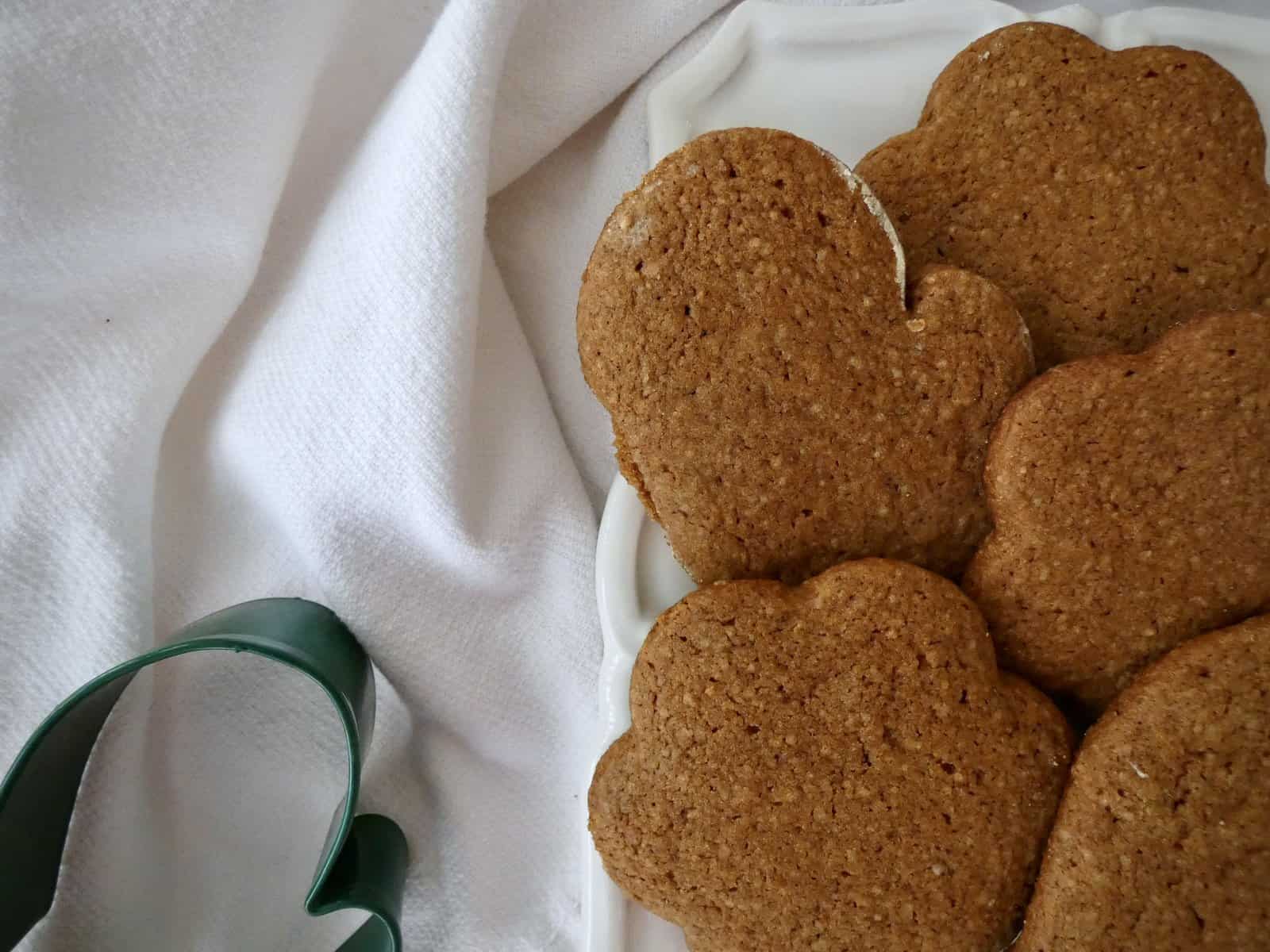 healthier ginger molasses cookies