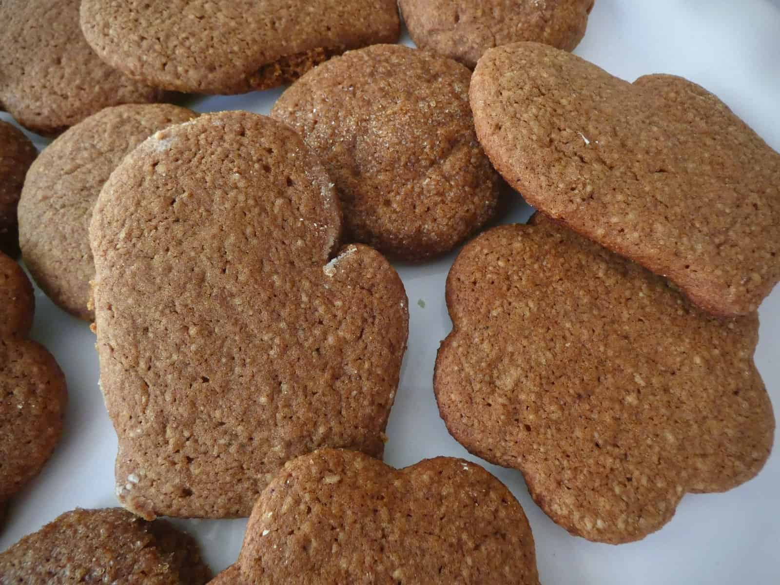 Healthier ginger molasses cookies