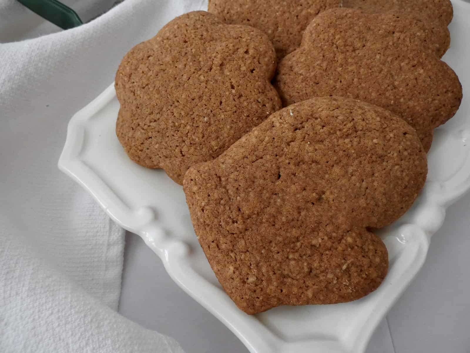 Healthier ginger molasses cookies