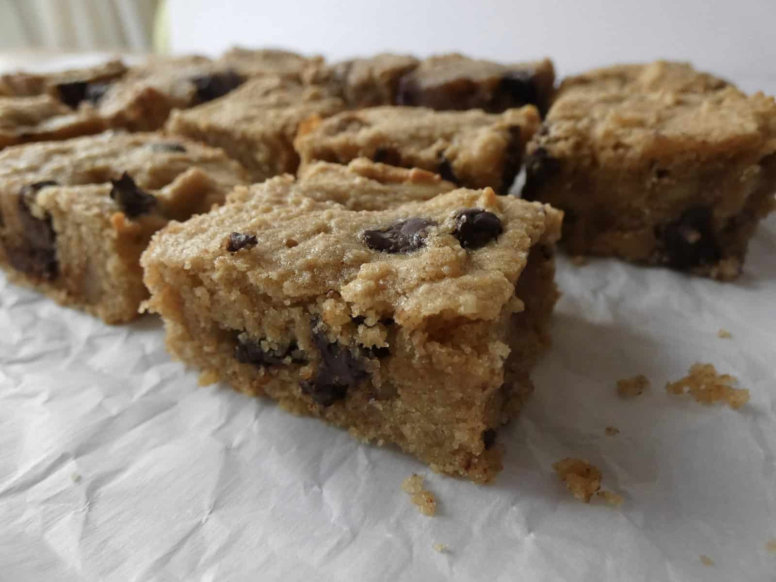 healthier blondies