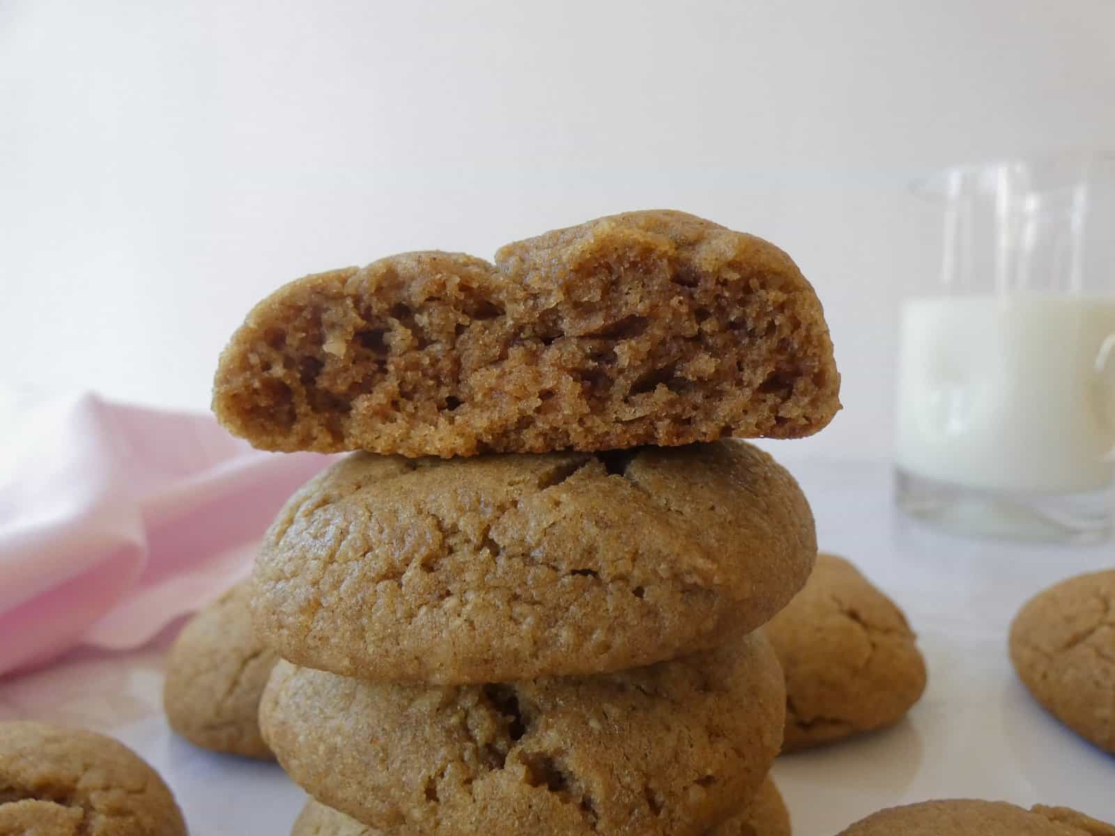 Healthier chewy peanut butter cookies