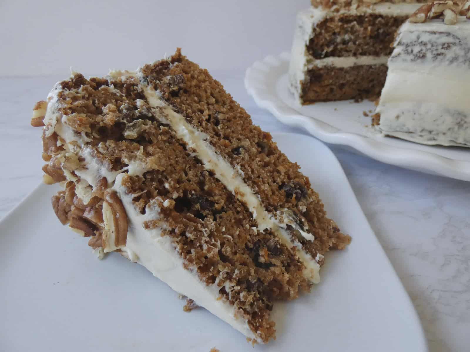 Healthier carrot cake