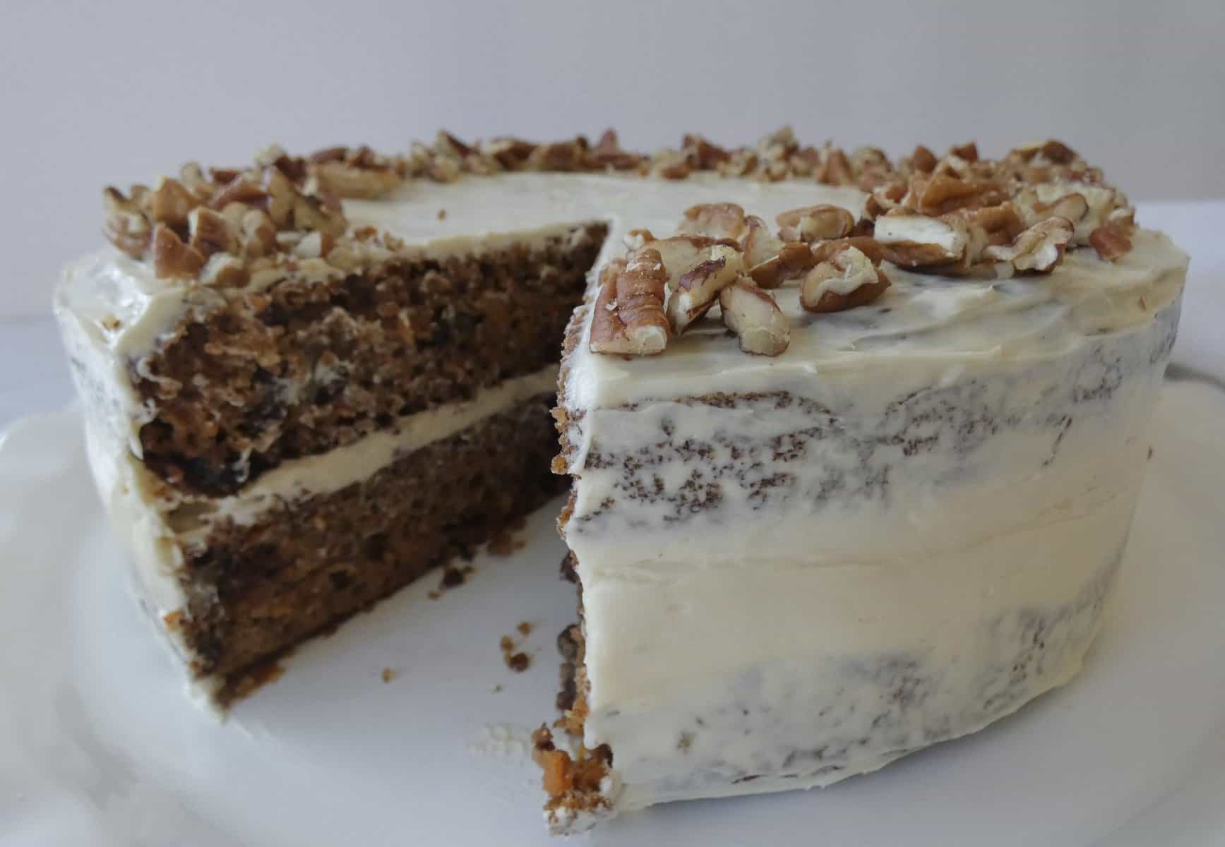 Healthier carrot cake