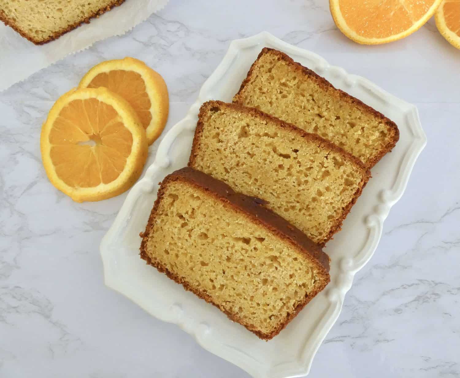 Healthier Orange Bread