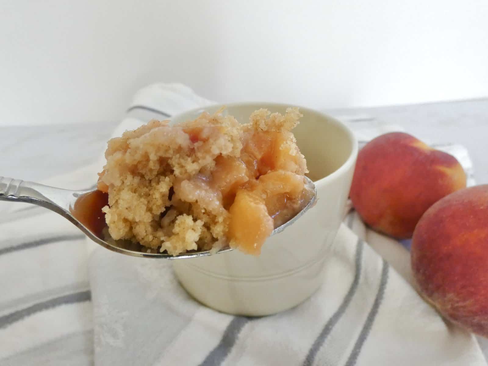 Mug Peach Cobbler