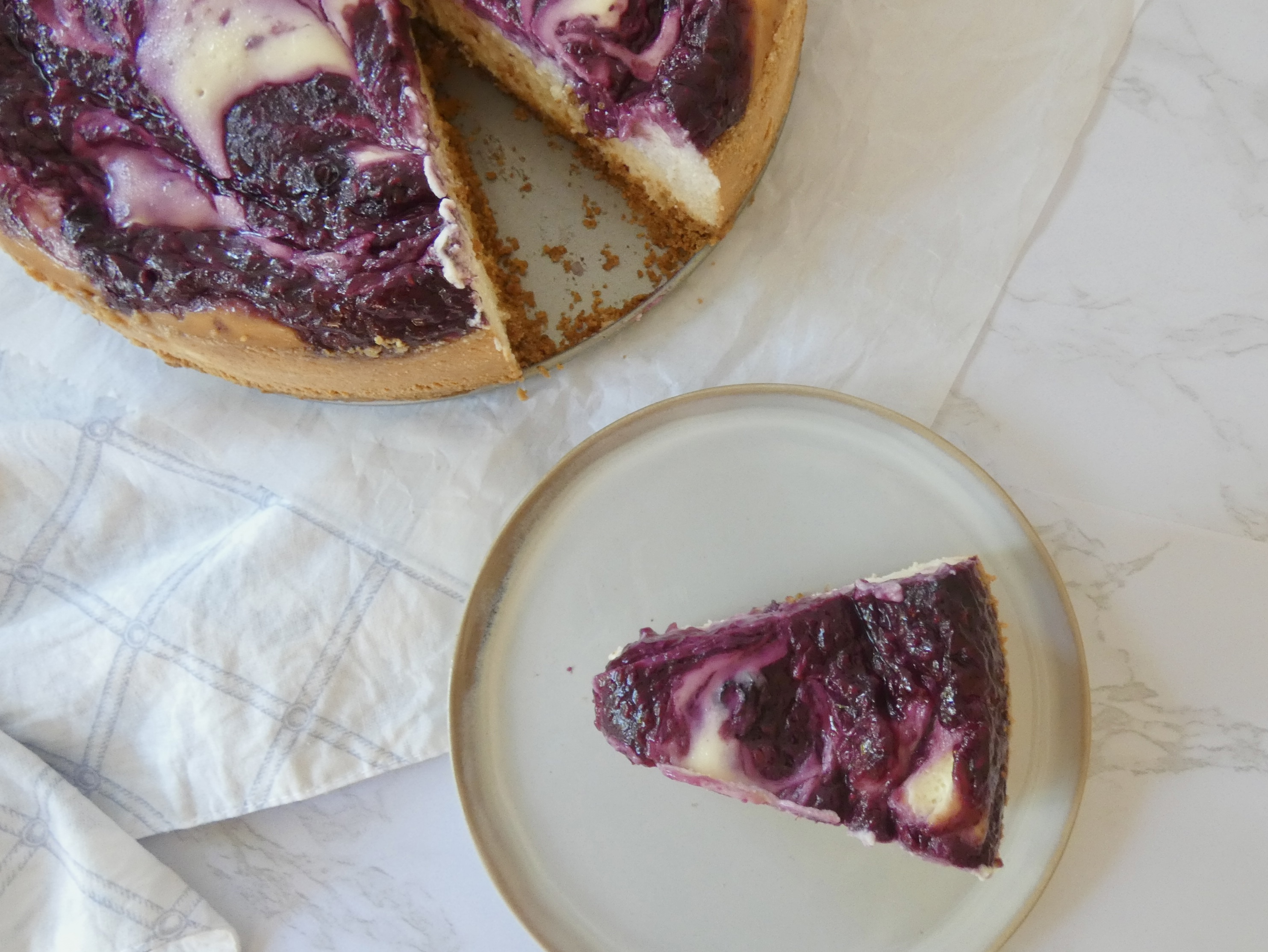 raspberry swirl cheesecake