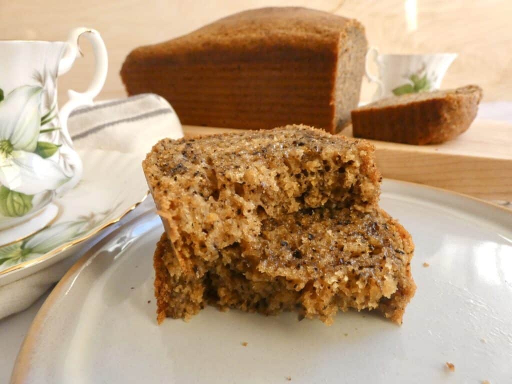 stack of black tea citrus loaf