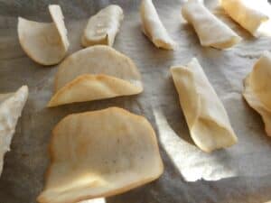 tray of simple french tuiles