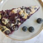 slice of Julia Child inspired Berry Clafoutis