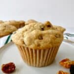 Healthy Breakfast Muffin vertical image